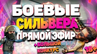 СТРИМ ПО КС:ГО (CS:GO) + КОНКУРС БОЛЬШОЙ! Играю с девушкой!! БОЕВЫЕ СИЛЬВЕРА!Напарники+ММ!