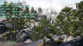 Far Cry 4 1080p Benchmarks gtx 970 fx 9370