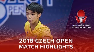 Yuto Kizukuri vs Koyo Kanamitsu | 2018 Czech Open Highlights (U21-1/2)