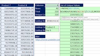 Excel Magic Trick 1425:  Convert 2-Way Table to Single Column Table with INDEX & Number Incrementor