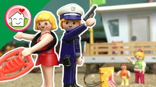 Playmobil polícia  Novelinha Português Ladrões na praia - Família Hauser