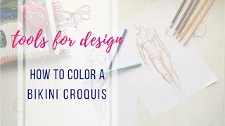 How to Color the MIKO Bikini Croquis