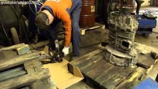Разборка и сборка коробки ZF 6S100/VOLVO FL Gearbox Disassembly