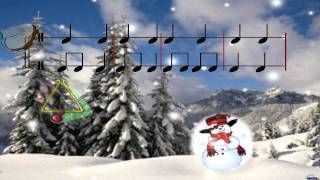 Сольфеджио для детей Jingle bells Lectura Rítmica