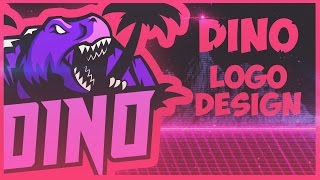 DINO WARFACE | LOGO DESIGN| MASCOT| E - SPORT