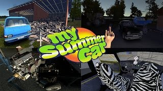My Summer Car полетели поршни (разбиваем тюнингованную машину)