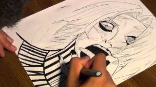 Timelapse Drawing: Takizawa Seido from Tokyo Ghoul
