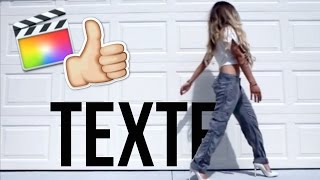 ➳ Apparition d'un texte DERRIÈRE un objet en MOUVEMENT • FCP X
