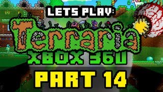 Lets Play Terraria : Xbox 360 Edition | Part 14 - Full Shadowscale Armour + Goggles!