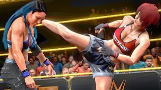 WWE 2K20 NXT Up! Tower: Mila (Dead or Alive) vs Mia Yim Submission match