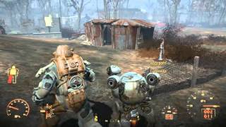 Fallout 4  Спасли поселение! Робот охранник! Готовим армию для рейда! #10