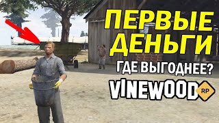 ПЕРВЫЕ ДЕНЬГИ ДЛЯ НОВИЧКА В ПАЛЕТО БЕЙ!КАКАЯ ПОДРАБОТКА ПРИБЫЛЬНЕЕ?!!-VINEWOOD RP | GTA 5