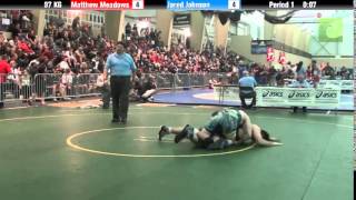 Men`s Freestyle 97 KG Matthew Meadows vs. Jared Johnson