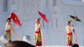 さっぽろ雪まつり タイの伝統文化舞踏 タイダンス HBCタイ王国広場