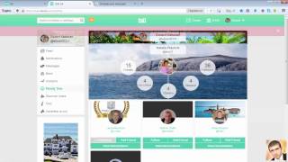 Социальная сеть TSU.Видео экскурсия по аккаунту.https://www.tsu.co
