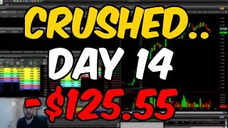 Day 14: Crushed.. - Warrior Trading Student