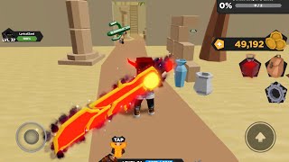 #ROBLOX Treasure Quest - NOOB Mom see Sacred Sand for the first time & I get to borrow Demon Slayer