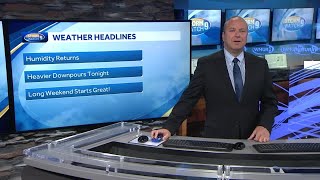 Watch: Muggy with rain later today