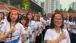Sinh viên TDTU lập kỷ lục hát bài Khát khao Việt Nam - Ủng hộ đội bóng U22 VN.