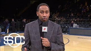 Stephen A. Smith says Lonzo Ball more impressive against Knicks | SportsCenter | ESPN