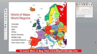 Editable, PowerPoint, Royalty Free, Maps for Presentations • MapsForDesign.com