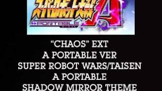 SRW/SRT Chaos Ext (Super Robot Wars/Taisen A Portable, AP, Advance Portable)