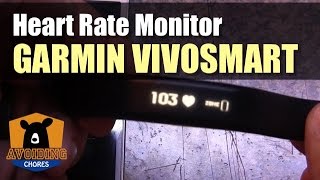 Garmin Vivosmart - How To Setup Heart Rate Monitor