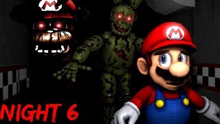 THE NIGHTMARE IS NOT OVER. || Mario In Animatronic Horror - NIGHT 6 [Super Mario x FNAF Horror Game]