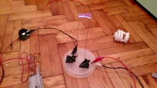3-4 cm arcs by a cfl driven flyback transformer
