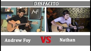 DESPACITO - Nathan Fingerstyle VS Andrew Foy Fingerstyle - guitar Cover