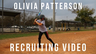 Olivia Patterson Softball Recruiting Video - Class of 2021