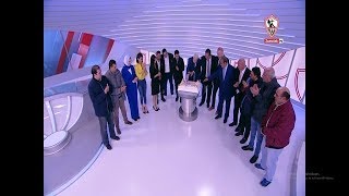 للتاريخ .. إفتتاح قناة النادي الزمالك بإيدي المستشار مرتضى منصور في لقطة رائعة مع فريق عمل القناة