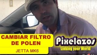 Cambiar Filtro polen Jetta mk6 mal olor aire acondicionado