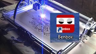 Лазерный гравёр.Настройки программы Benbox.