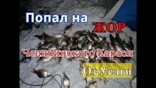 Рыбалка в Челябинске на Уелгах с ночевой  ,Карась клюет как сумасшедший,Попал на жор карася.