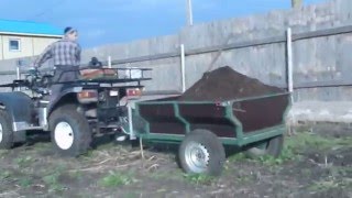 Самодельный самосвальный прицеп