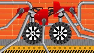Super Colored Monster Truck Toys factory - kids video