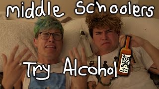 Middle Schoolers Try Alcohol