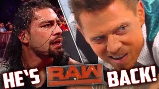 The Miz Returns To RAW! Reigns In TROUBLE! - WWE RAW 1/8/18 Review & Results!