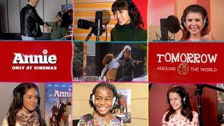 映画『ANNIE / アニー』テーマソング「Tomorrow」アラウンド・ザ・ワールド・クリップ