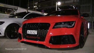 Straight piped Audi RS7 - Pure sound