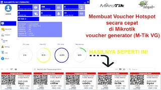 Membuat Voucher Hotspot secara cepat di mikrotik voucher generator (M-Tik VG) v2.1