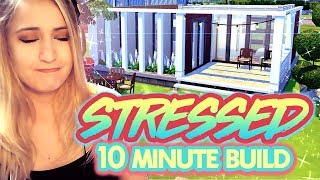 10 MINUTE BUILD CHALLENGE || The Sims 4: Stressed Edition