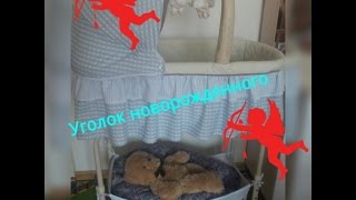УГОЛОК НОВОРОЖДЕННОГО | кроватка,комод,качели|