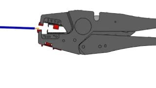 Щипцы для зачистки электропроводов KNIPEX 1240200 Инструмент для снятия изоляции