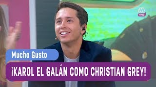 ¡Karol el galán como Christian Grey! - Mucho Gusto 2017