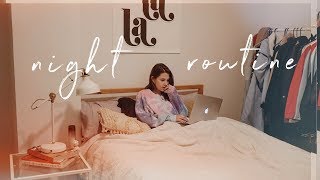 cozy winter night routine