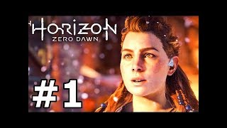 HORIZON ZERO DAWN | Walkthrough | Gameplay Part 1| Let's play | Playthrough | No commentary | (Aloy)
