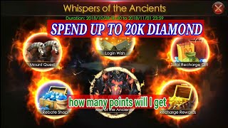WHISPER of ANCIENT TRY SPEND UP to 20K || LEGACY OF DISCORD