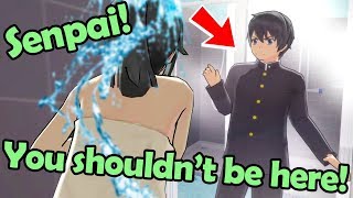 Senpai CHASES us in the SHOWER! He'll FOLLOW you ANYWHERE! (Yandere Simulator Update)
